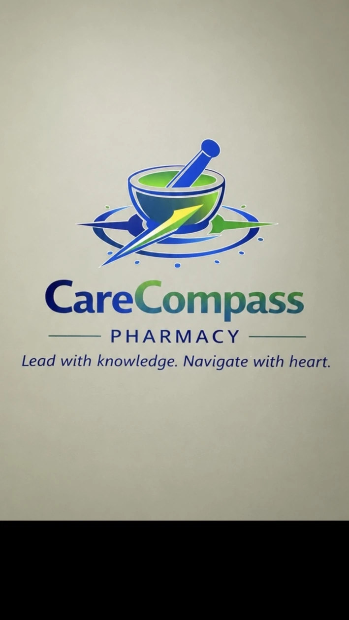 CareCompass Pharmacy interior brand wall at the Beltsville, Maryland pharmacy location