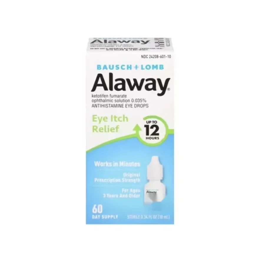 Front package photo of Alaway® Antihistamine Eye Itch Relief Drops, 0.34 oz