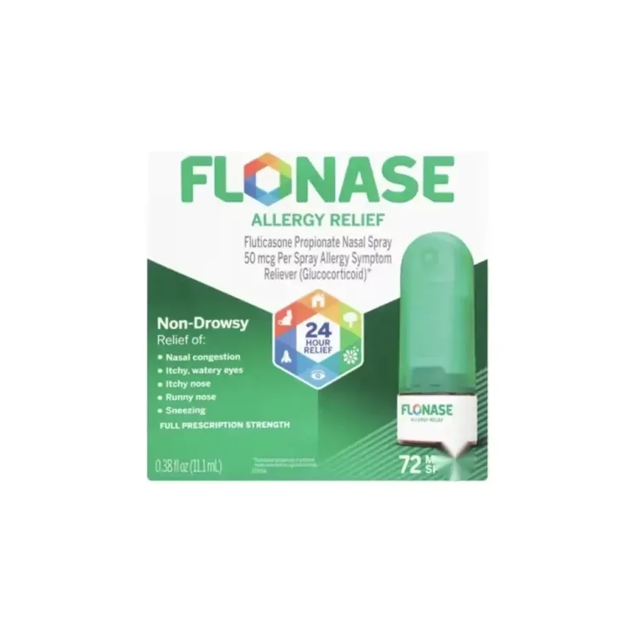 Front package photo of Flonase® 50 mcg Allergy Relief Nasal Spray, 0.38 oz (72 Sprays)